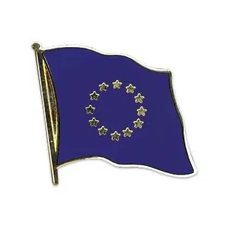 Pin Anstecker Flagge Fahne Europa / Europarat Europäische Union Flaggenpin Badge Button Flaggen Clip Anstecknadel