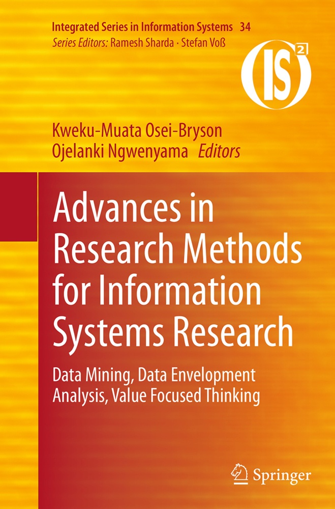 Advances In Research Methods For Information Systems Research  Kartoniert (TB)