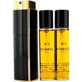 Chanel No. 5 Eau de Parfum refillable 20 ml + Eau de Parfum Nachfüllung 2 x 20 ml