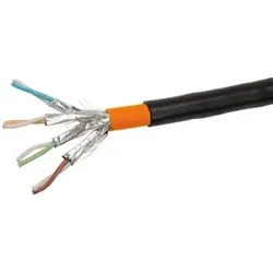 ESM 100357Z Daten-Aussenkabel, S/FTP 4x2xAWG23/1 Kat.7 1200Mhz Schnitt