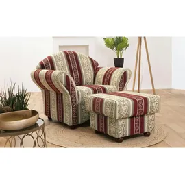 Max Winzer Sessel Corona Chenille 96 x 83 x 0 cm Rot