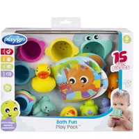 Playgro Geschenkset 15-tlg. - Wasserspielzeug - Aufbewahrungsnetz - Spielzeug