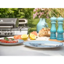 CreaTable Mediterran Tafelservice 12-tlg. blau/mehrfarbig