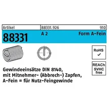 AMECOIL Gewindeeinsatz R 88331 FormA-Fein M16x1,5x32 A 2 10 Stück