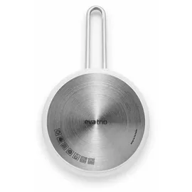 eva solo White Line Topf-Set 3-tlg. Stielkasserolle + Kochtopf 2,5 l + Kochtopf 3,8 l