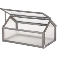 Outsunny Frühbeet aus Holz, Mini Gewächshaus 90 x 52