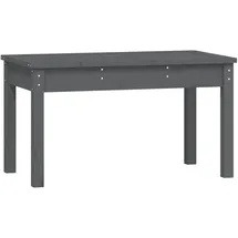 vidaXL Gartenbank 80 x 44 x 45 cm Grau