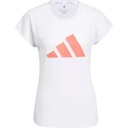 ADIDAS adidas Damen 3-Streifen Training T-Shirt, WHITE/SEMTUR, S