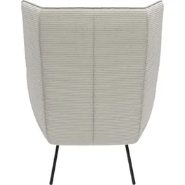 Home Affaire Relaxsessel Kilrea Polyester 90 x 112 x 94 cm Grau mit extra hoher Rückenlehne