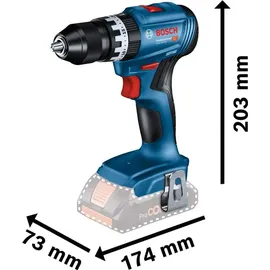 Bosch GSB 18V-45 inkl. 2 x 2,0 Ah + L-Case