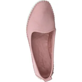 Andrea Conti Damen Slipper 0027449 Ballerina Mokassins bequem flexibel trendy, Größe:41 EU, Farbe:Rosa