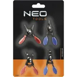 Neo Tools Neo Professionelle Mini-Sicherungsringzangen 4er-Set, intern- - 11-227