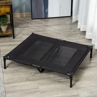 PawHut Hundesofa 92 x 76 cm schwarz
