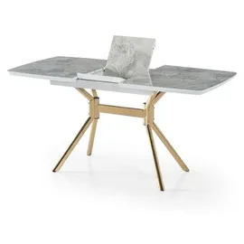 aea Esstisch 80 x 79 x 80 cm grau/gold