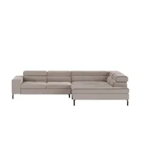 Gallery M Ecksofa  Felicia Due , braun , Maße (cm): B: 309 H: 72 T: 215