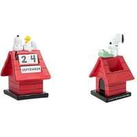 Grupo Erik Ewiger Kalender Peanuts Snoopy Figur 3D Kalender Tischkalender & Stiftehalter Peanuts Snoopy Schreibtisch Organizer Snoopy Figur Stifteköcher Schreibtisch Zubehör