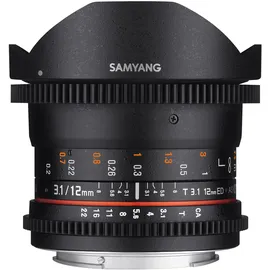 Samyang 12 mm T3,1 Fisheye ED AS NCS VDSLR Canon EF