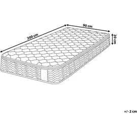 Beliani Splendour 90 x 200 cm H3/H4