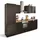Stella Trading Küchenzeile Jazz 280 cm schwarz
