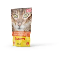 Josera Soup 70g Katzennassfutter Sparpaket 16 x 70 Gramm Huhn mit Karotte & Spinat