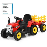 Costway Elektrotraktor 12V 3-Gang rot (nicht verfügbar)