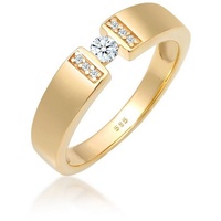 Elli DIAMONDS Verlobung Diamant 0.14 ct. 585 Gelbgold Ringe Damen