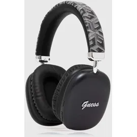 GUESS Bluetooth-Kopfhörer Gcube Metallic Script Logo, Schwarz