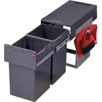 HAILO Abfallsammler 3666105 TA Swing Tandem 2x 15 Liter