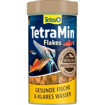 Tetra TetraMin Flakes - Fischfutter in Flockenform für alle Zierfische, ausgewogene Mischung für gesunde Fische und klares Wasser, 250 ml Dose
