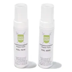 Doppelstabmatten Reparatur Lack: 12 ml - Grün (RAL 6005) - Lackstift zum Ausbessern & Versiegeln von Stößen, Kratzern & Lackfehlern