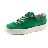 Damen SUPER Soft Pauls mit Relax-Weite, Frauen Low-Top Sneaker,Wechselfußbett,Plateausohle,Halbschuhe,Sportschuhe,Grün (Green),37 EU / 4 UK - 37 EU