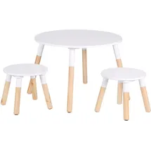 judy wild Kindertisch Judy Wild 2 Hocker  weiß Kiefer