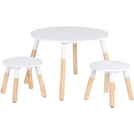 judy wild Kindertisch Judy Wild 2 Hocker  weiß Kiefer