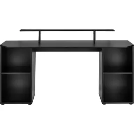 borchardt Möbel Gamingtisch »Tippy«, Breite 160 cm, Schreibtisch mit viel Stauraum Schwarz