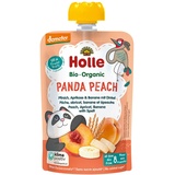 Holle Bio Pouchy Panda Peach 100g - 12er Vorteilspack von Holle