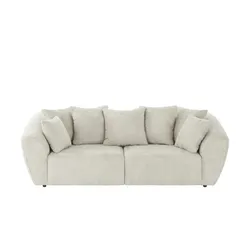 smart Big Sofa  Savita ¦ beige ¦ Maße (cm): B: 250 H: 81 T: 106