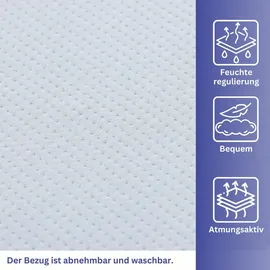 Arensberger Matratzen Topper Luxury 120 x 200 cm Weiß