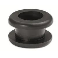 HellermannTyton Durchführungstülle, 633-02060, Schwarz, PVC, ∅ 10 mm, 1