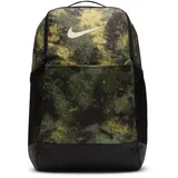 Nike Rucksack Brasilia M Backpack - 9.5 Camo AOP FZ2608-386 - Oil Green/Black/Coconut Milk - One size