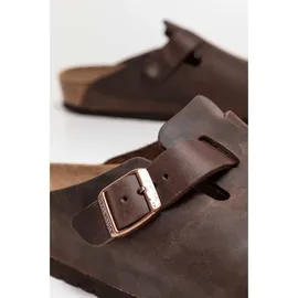 Birkenstock Boston Nubukleder geölt habana 41