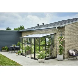 Juliana Halls Gewächshaus Qube Lean-to 612 Schwarz