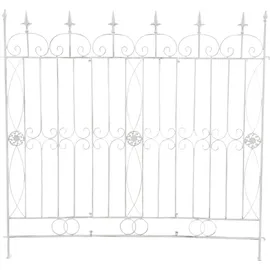 CLP Gartenzaun Mangold 4er Set  -  Weiß