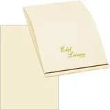 RÖSSLER Rössler-Papier Briefpapier Edelleinen ivory, A4, Strukturpapier, 100 g/m2, 40 Blatt