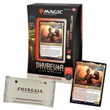 Magic The Gathering Magic: The Gathering Phyrexia: Alles wird eins Commander-Deck – Aufstand der Rebellen + Sammler-Booster-Probepackung (Deutsche Version)