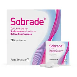 Sobrade Kautabletten zur Linderung von Sodbrennen 20 St.