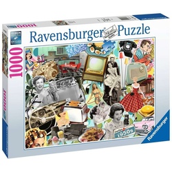 Ravensburger Puzzle Ravensburger 17387 Die 50er Jahre - Puzzle, 1000 Puzzleteile bunt