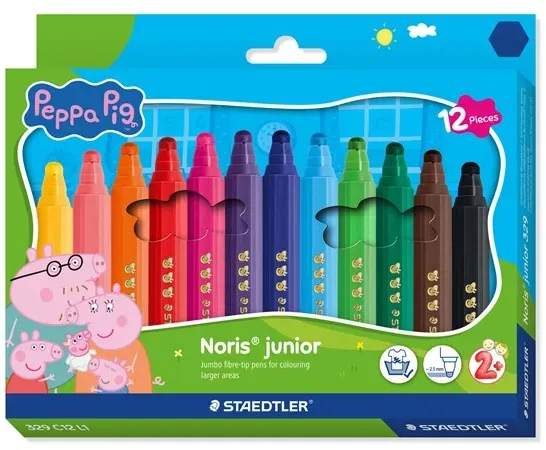 Peppa Pig felt?tip pens 12 assorted