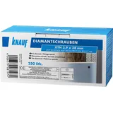 Knauf Trockenbauschrauber Knauf Diamantschr. XTN 3,9 x 38 mm 250 Stück schwarz