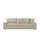 Sofa.de Big Sofa Stoff 3-Sitzer Grau