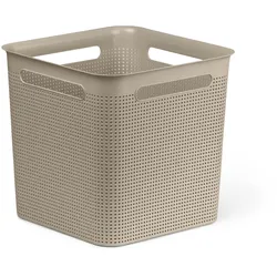 Box BRISEN quadratisch - braun